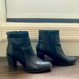 Clarks heeled boots